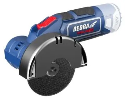 Image de Meuleuse d'angle sans fil DEDRA 12 V, disque 76*10 mm, 12 000-19 500 tr/min, sans batterie, DED7339