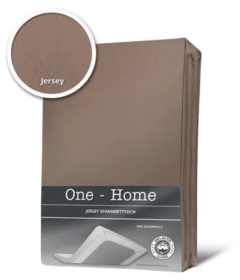 Produktbild von Spannbettlaken Spannbetttuch taupe nougat 180x200 cm - 200x200 cm Jersey