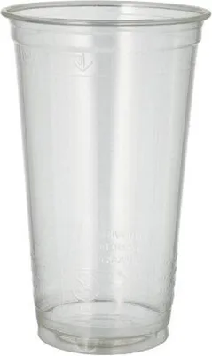 Produktbild von Papstar PLA-Becher, Kaltgetränkebecher, "pure" 0,5 l glasklar, 16 x 60 Stück