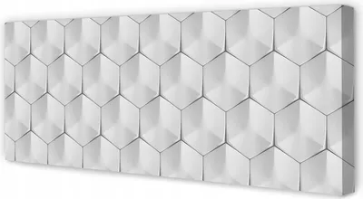 Produktbild von Moderne Malerei auf Leinwand Hexagons 3d 125x50