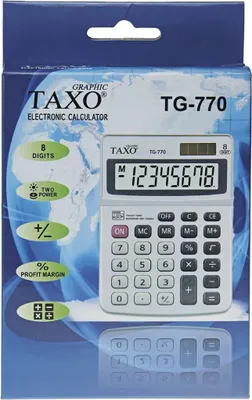 Image de TG-770 calculatrice de bureau argentée