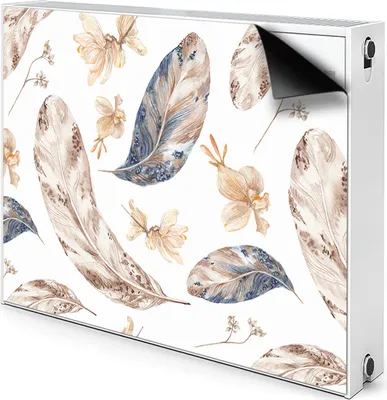 Produktbild von Magnet Heizkörper-Abdeckung Verkleidung Abdeckung Heizkörperabdeckung 110x60 cm  - Fallende Blätter