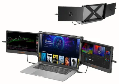 Imagen del producto de Monitor portátil - Segundo monitor - Pantalla adicional - Pantalla compacta - Pantalla Full HD
