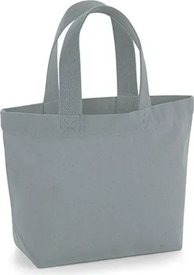 Produktbild von Westford Mill W845 | EarthAware Organic Marina Mini Tote 26 x 21 x 10 cm - Farbe: Pure Grey - Größe: One Size
