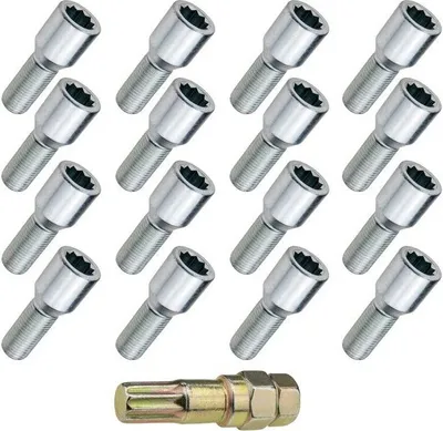 Produktbild von 16x Radschraube M14x1.25, TORX, 33mm, Sternschraube, Kegel, 10R