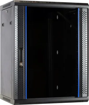 Produktbild von DSIT 15 HE Serverschrank, Wandgehäuse mit Glastür (BxTxH) 600 x 600 x 770mm (DS6615)