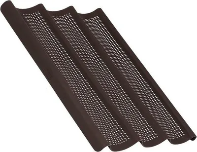 Immagine prodotto di Famanu, tappetino in silicone per forno, colore marrone - 26 x 28 x 4 cm