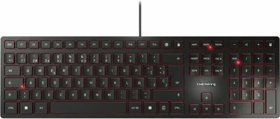 Image de Cherry JK-1600ES-2 CHERRY TAS KC 6000 SLIM Corded ES-Layout schwarz