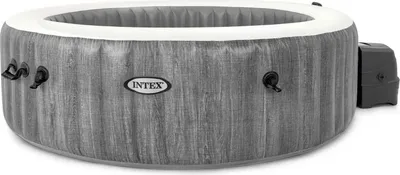 Produktbild von Intex 28442 Bubble Massage Deluxe Rund Aufblasbar Whirlpool 216x71 cm