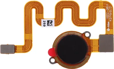Productafbeelding van Vervangingskabel met vingerafdruksensor, home-knop en aan/uit-knop, zwart, voor Xiaomi Redmi 6 Pro