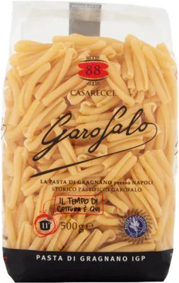 Image de Pâtes Casarecce n°88, marque Garofalo, 500 g