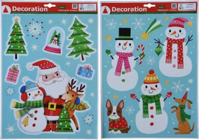 Productafbeelding van Sticker pvc l41b29h0.1 cm a2 I kerst Decoris