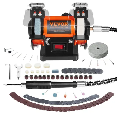Image de VEVOR Meuleuse double Meuleuse d'angle 150 mm 50 W Meuleuse double électrique