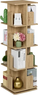 Scaffale Angolare A 5 Livelli Tribesigns - Mensola Moderna Per Soggiorno, Cucina O Balcone - Marrone - Foto 8