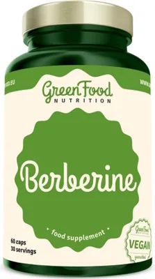 Produktbild von GreenFood Nutrition Berberine Hcl 60 kapslí