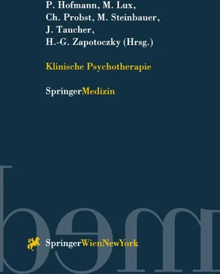 Produktbild von Klinische Psychotherapie