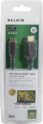Produktbild von BELKIN HDMI-Mini Gold, 1m