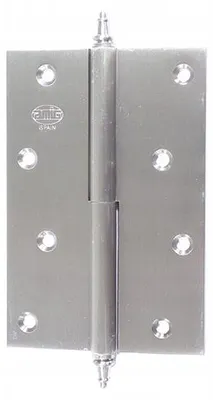 Produktbild von AMIG Türband 1007 Messing Rechts 120x80mm Mattchrom