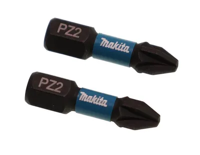 Obrázok produktu pre Makita B-63644, 2 kusov, Krížový, PZ 2, Oceľ, 25 mm