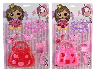 Produktbild von 2 Stück Schmink und Beauty Spielzeug Set - 7-teilig