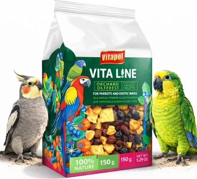 Immagine prodotto di Vitapol VITALINE - Frutta di bosco e di frutteto per tutti i pappagalli 150g