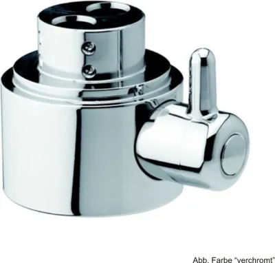 Produktbild von Damixa Funktionssockel Chrom - Mit Geräteabsperrventil - 48425.00