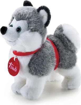 Produktbild von Cuddle Klassische Husky 15 cm grau