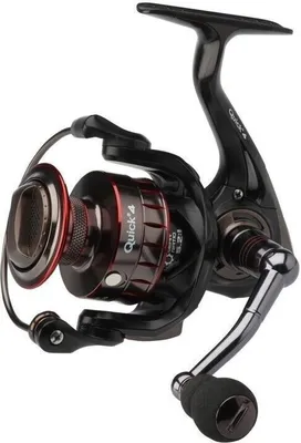 A fishing reel is shown against a white background.