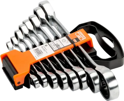 Immagine prodotto di BAHCO 1320RM/SH8 Set di chiavi ad anello a cricchetto