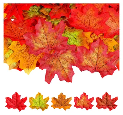 Produktbild von Künstliche Herbstblätter 200 Stück für Dekoration