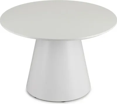 Zdjęcie produktu dla HowHomely Stolik kawowy MILAN - Elegancki design biały 60cm