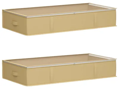 Produktbild von vidaXL Aufbewahrungsbox mit transparentem Oberfenster 2 stk. 64,8 L