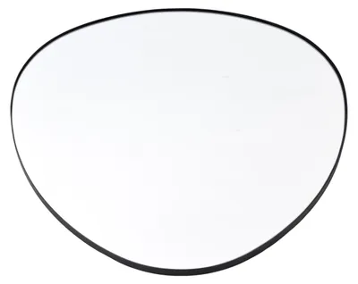 Produktbild von Fragix Nomad Wandspiegel - Organisch - Schwarzes Metall - 60x60