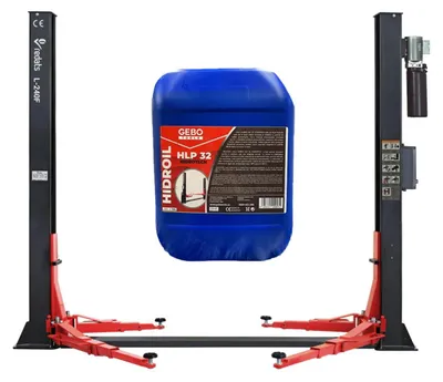 Immagine prodotto di Ponte sollevatore auto a 2 colonne, portata 4000 kg, ponte sollevatore idraulico + olio gratis incluso, sblocco automatico elettroidraulico, 230 V L-240F Redats