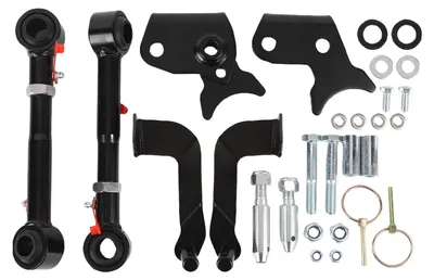 Immagine prodotto di Sistema di sgancio rapido per barra stabilizzatrice anteriore, regolabile in altezza da 2,5 a 6 pollici – Ricambio per Wrangler JL e JLU (2018–2024)