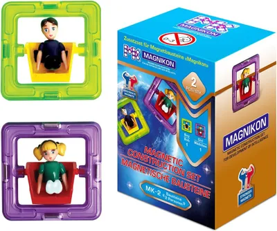Produktbild von Magnetische Bausteine Mädchen und Junge, Ergänzungsset