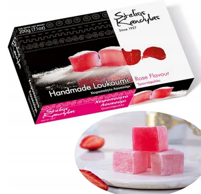 Produktbild von Kandylas Loukoumi Gelee mit Rosengeschmack 200 g