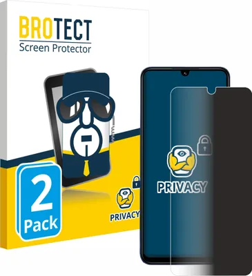 Produktbild von 2x BROTECT Sichtschutzfolie für Xiaomi Redmi 14C 5G Anti-Spy Privacy Sichtschutz Blickschutz Folie Blaulicht-Schutz