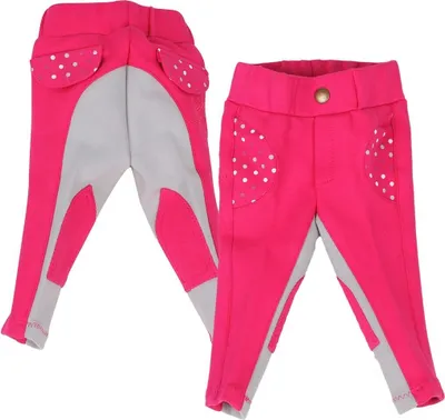 Produktbild von QHP Reithose Junior Mickey Fuchsie, QHP17_Gr.:104