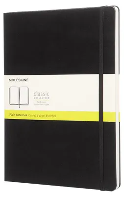 Produktbild von Moleskine Classic, Einfarbig, Schwarz, 70 g/m², Hardcover, Universal