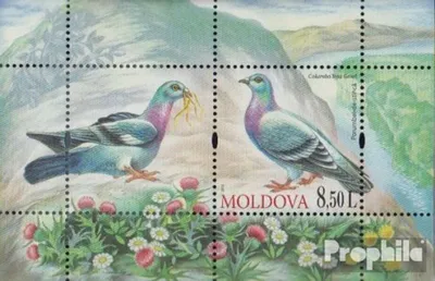 Produktbild von Briefmarken Moldawien 2010 Mi Block50 (kompl.Ausg.) postfrisch Vögel