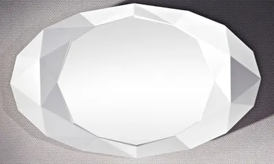 Produktbild von Casa Padrino Designer Hotel Spiegel Mattweiß 93 x H. 152 cm - Hotel Möbel