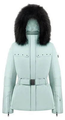 Image de POIVRE BLANC 24PBH0801/WO - Veste de ski/snowboard pour femmes, couleur bleu aloe