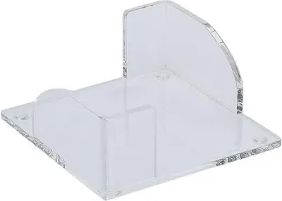 Produktbild von Alco Zettelbox Acryl gefüllt 100x100x43 mm glasklar