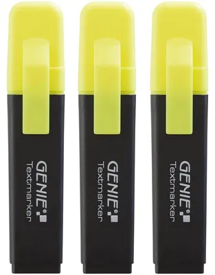 Produktbild von Genie 40020 - 3 Stück(e) - Gelb - Meißel - Schwarz - Gelb - Polypropylen (PP) - Rechteck