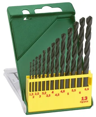 Produktbild von Metallbohrer-Set HSS-R, 13-teilig, 1,5 - 6,5 mm