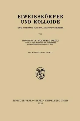 Obrázok produktu pre Eiweisskörper und Kolloide