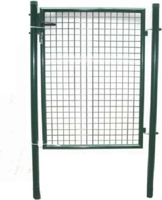 Obrázek produktu pro Zahradní brána Plot Zahradní dveře Zahradní brána sloupek Φ60mm Plotová brána Brána se zámkem 100x120