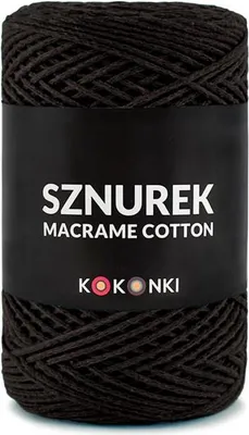 Produktbild von Macramé Baumwollkordel 2 mm, 200 m Rolle, Farbe Schokolade (216)
