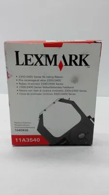 Image de Ruban nylon noir original Lexmark 11A3540 (11A3540)